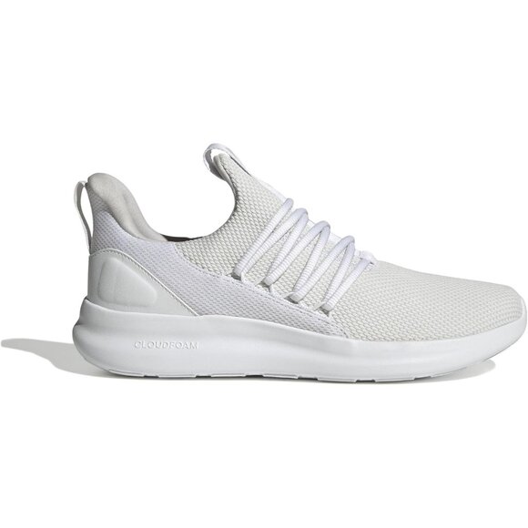 ⚡Adidas Mens White/Grey/White Imported Rubber Lite Racer Pull-On Shoes - Picture 8 of 8